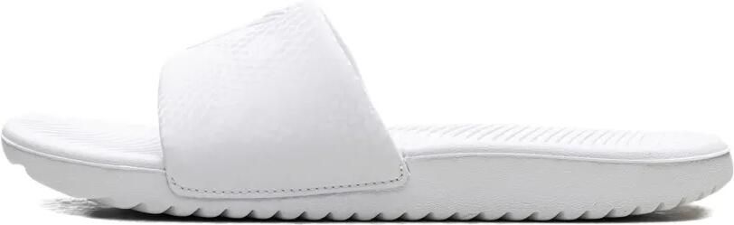 Nike Kids Kawa "Kobe Bryant Triple White" slippers Wit - Foto 4
