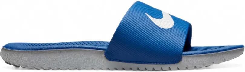 Nike Kids Kawa slippers met logo-print Blauw