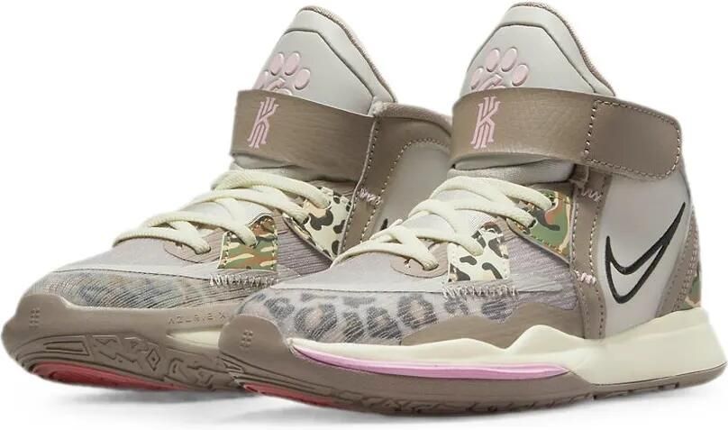 Nike Kids Kyrie Infinity sneakers met luipaardprint Beige - Foto 2