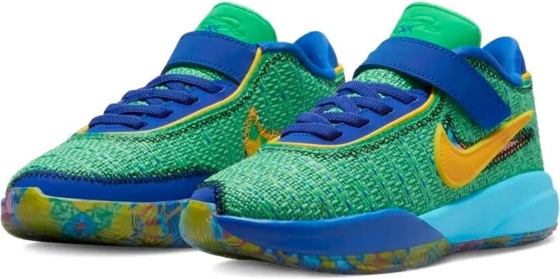 Nike Kids LeBron 20 "Kaleidoscope" sneakers Groen - Foto 5