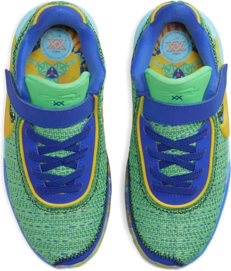 Nike Kids LeBron 20 "Kaleidoscope" sneakers Groen - Foto 2