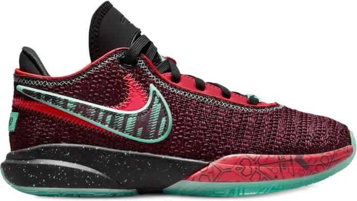 Nike Kids LeBron 20 "Night Maroon" sneakers Rood