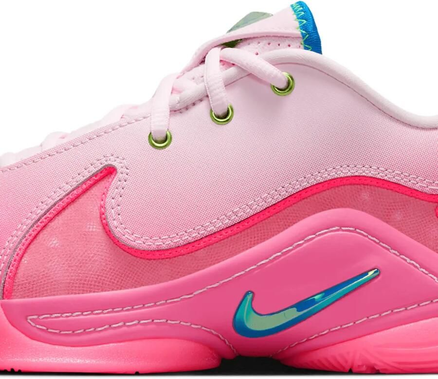 Nike Kids LeBron 22 GS 'I Promise' sneakers met geperforeerd logo Roze - Foto 2