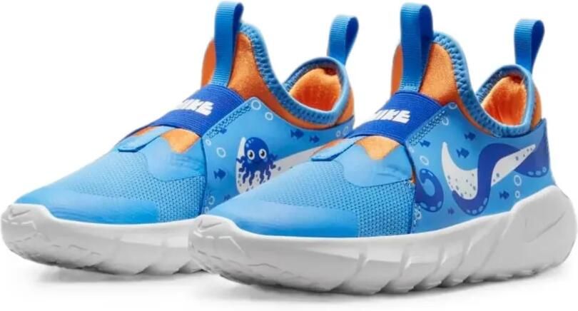 Nike Kids Lil Flex Runner 2 PS sneakers met octopus-print Blauw - Foto 2