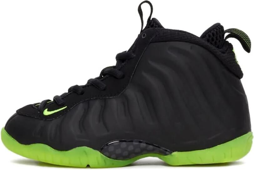 Nike Kids Little Posite One "Black Volt" sneakers Zwart