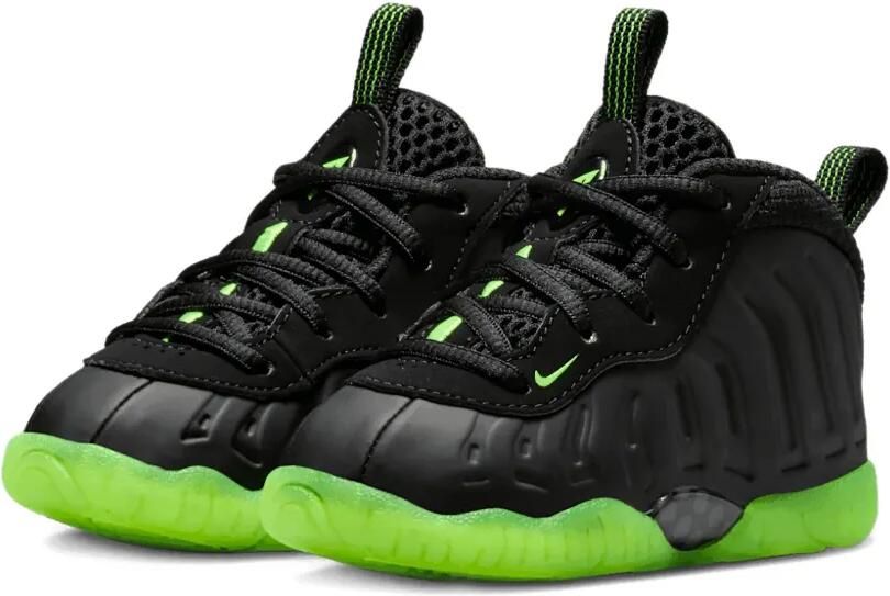 Nike Kids Little Posite One sneakers Zwart