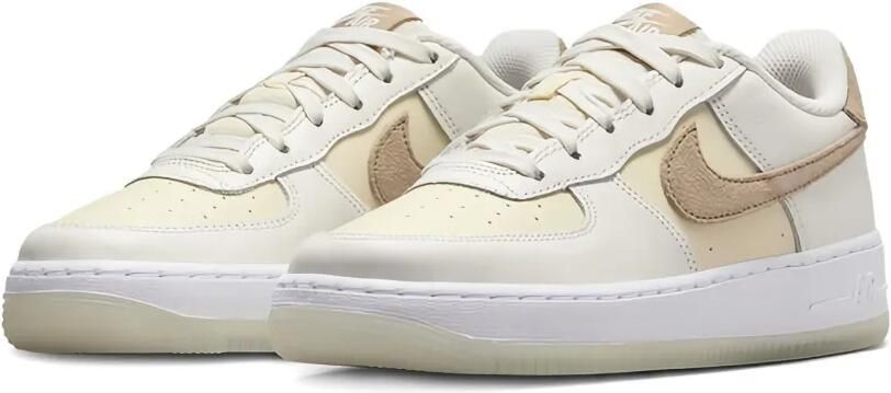 Nike Kids Low-top sneakers met suède vlak Beige