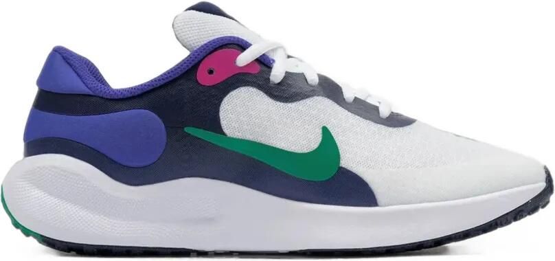 Nike Kids Revolution 7 "Midnight Navy Stadium Green" sneakers Wit - Foto 2