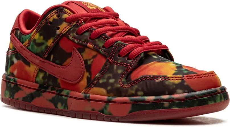 Nike Kids SB Dunk Low "The Wizard of Oz Varsity Red University Gold" sneakers Rood - Foto 1