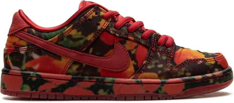 Nike Kids SB Dunk Low "The Wizard of Oz Varsity Red University Gold" sneakers Rood - Foto 3