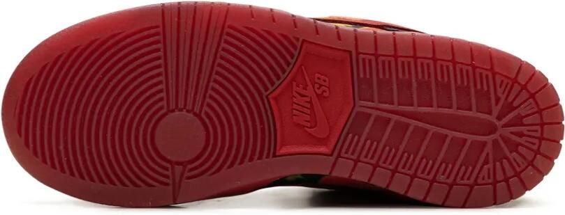 Nike Kids SB Dunk Low "The Wizard of Oz Varsity Red University Gold" sneakers Rood - Foto 5