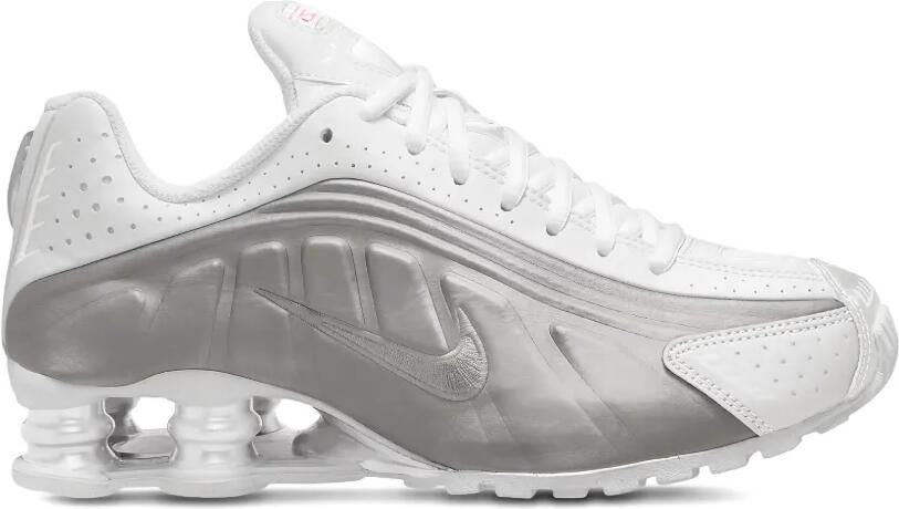 Nike Kids Shox R4 "White Bright Crimson Metallic Silver" sneakers Wit