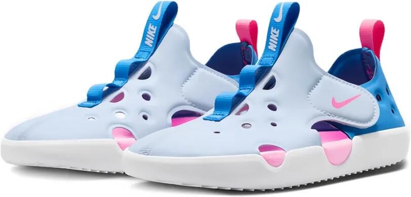 Nike Kids Sunray Protect 4 sandalen met uitgesneden details Blauw