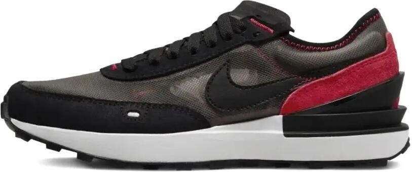 Nike Kids Waffle One "Flat Peter Siren Red" sneakers Zwart