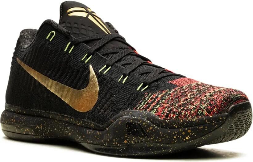 Nike Kobe 10 Elite Low Xmas sneakers Zwart - Foto 2