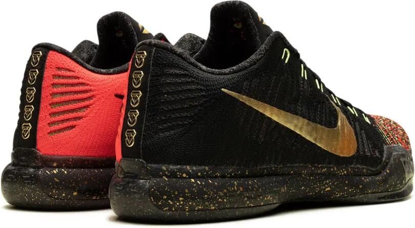 Nike Kobe 10 Elite Low Xmas sneakers Zwart - Foto 3