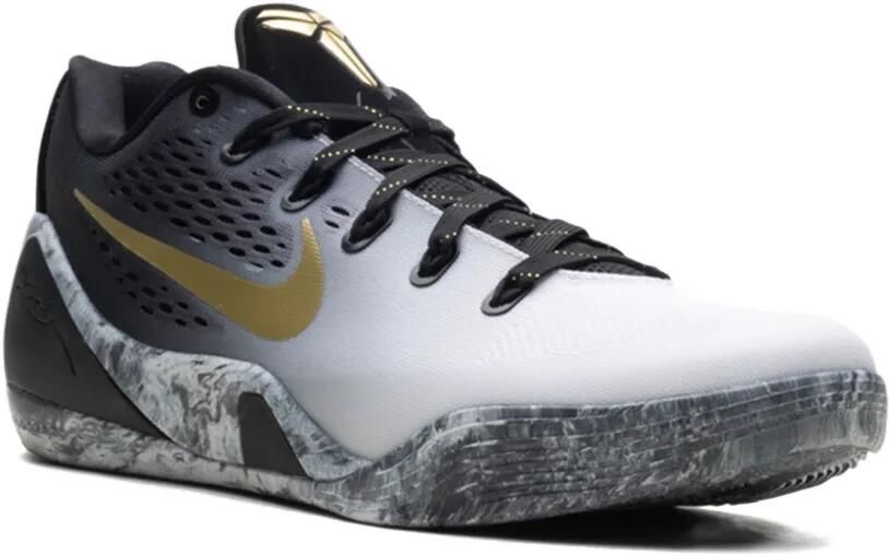 Nike Kobe 9 Elite Low EM Protro "Black Metallic Gold Black" sneakers Zwart - Foto 2