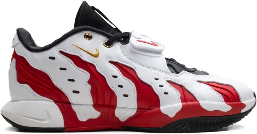 Nike LeBron 21 Prime 96 "White Metallic Gold Fire Red" sneakers Wit