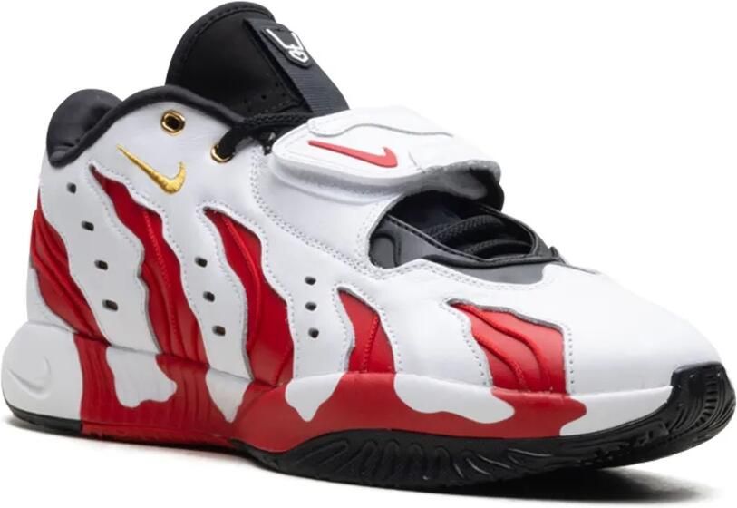 Nike LeBron 21 Prime 96 "White Metallic Gold Fire Red" sneakers Wit - Foto 2