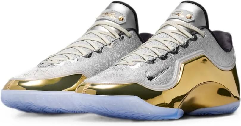 Nike LeBron 23 Lux sneakers met metallic effect Goud - Foto 2