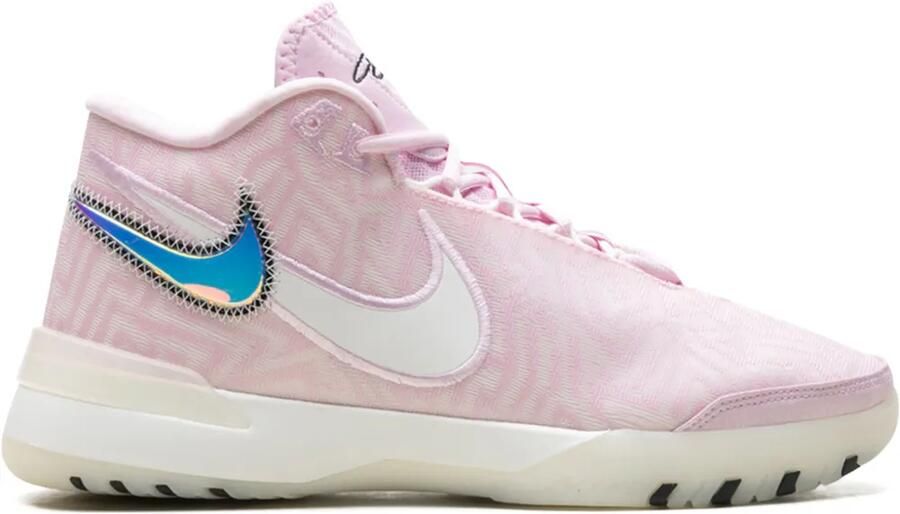 Nike Ja 2 "Bright Crimson Flat Silver Hyper Pink Black Photo Blue" sneakers Oranje - Foto 6