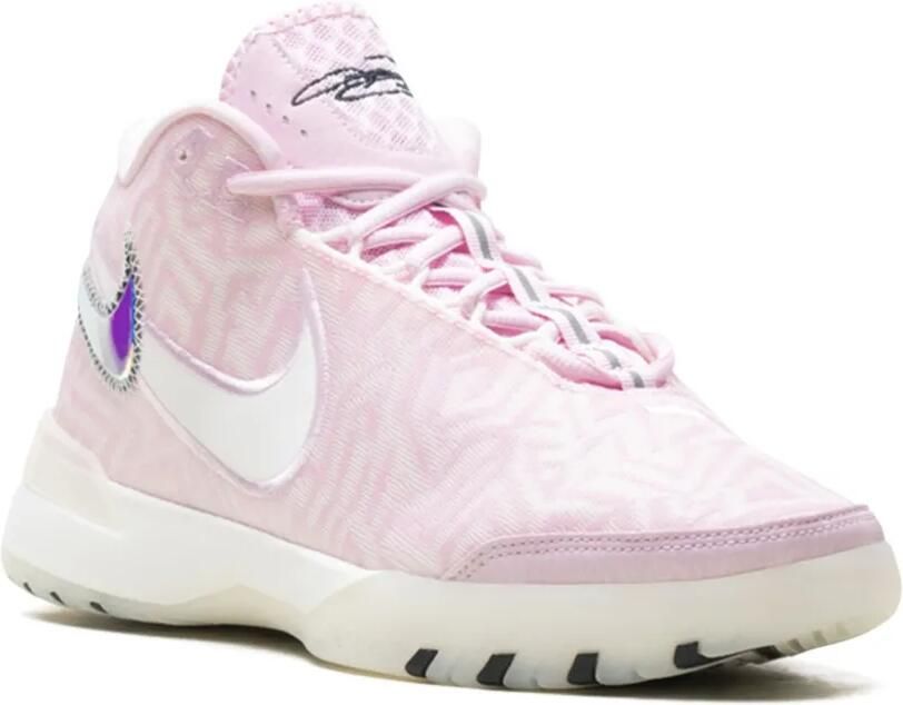 Nike Ja 2 "Bright Crimson Flat Silver Hyper Pink Black Photo Blue" sneakers Oranje - Foto 5