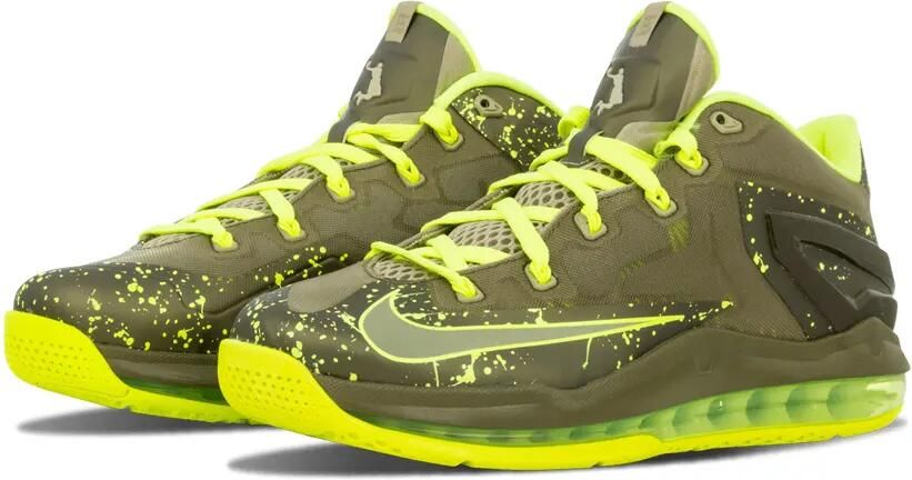 Nike Max Lebron 11 Low sneakers Groen - Foto 3