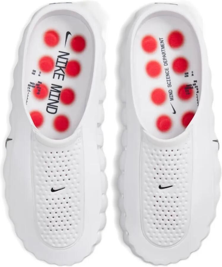 Nike Mind 001 geperforeerde muiltjes Wit - Foto 2