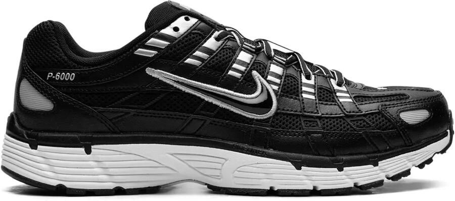 Nike P-6000 "Black White Metallic Silver" sneakers Zwart