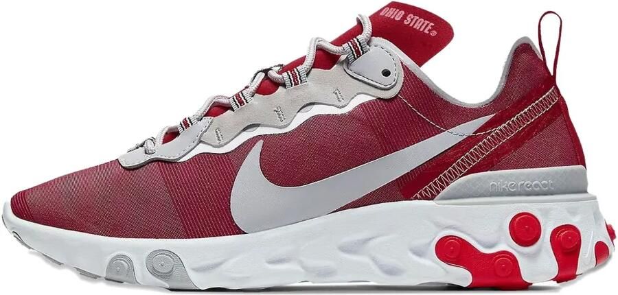 Nike React Element 55 low-top sneakers Rood