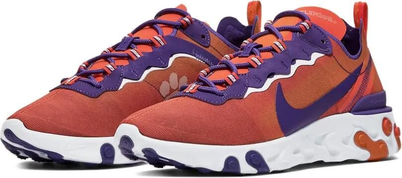 Nike React Element 55 vetersneakers Oranje - Foto 2