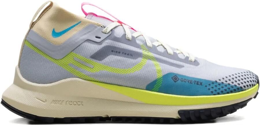 Nike React Pegasus Trail 4 "Wolf Grey Volt" sneakers Grijs