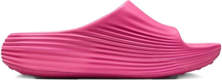 Nike ReactX geribbelde slippers Roze