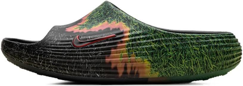 Nike ReactX Rejuven8 slippers met gras-print Grijs - Foto 5