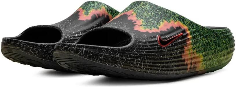 Nike ReactX Rejuven8 slippers met gras-print Grijs - Foto 4