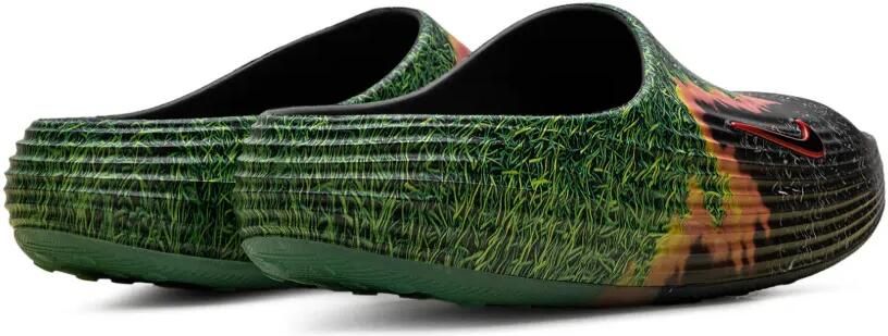 Nike ReactX Rejuven8 slippers met gras-print Grijs - Foto 3