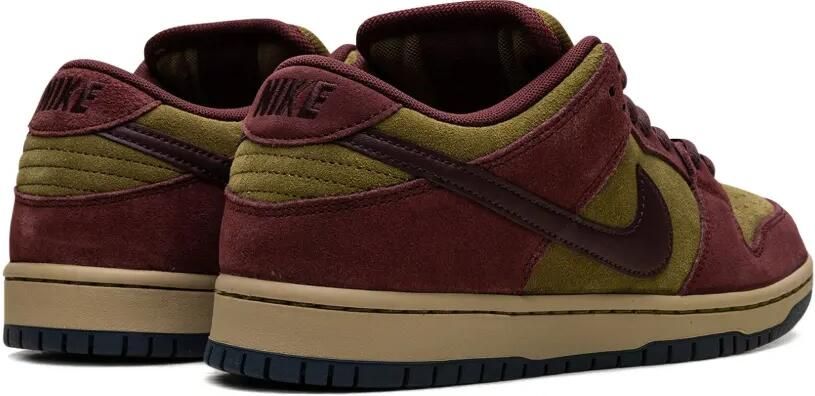 Nike SB Dunk Low "Burgundy Crush Olive Flak" sneakers Rood - Foto 11