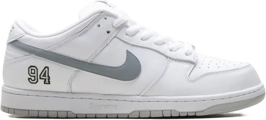 Nike SB Dunk Low "Supreme White" sneakers Wit