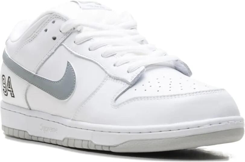 Nike SB Dunk Low "Supreme White" sneakers Wit - Foto 2