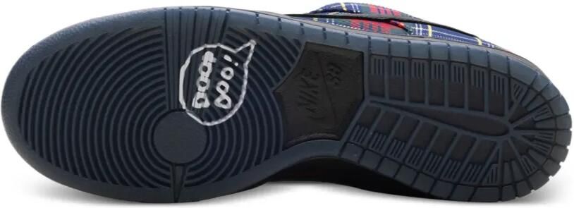 Nike SB Dunk Low-top sneakers met tartan ruit Blauw - Foto 5