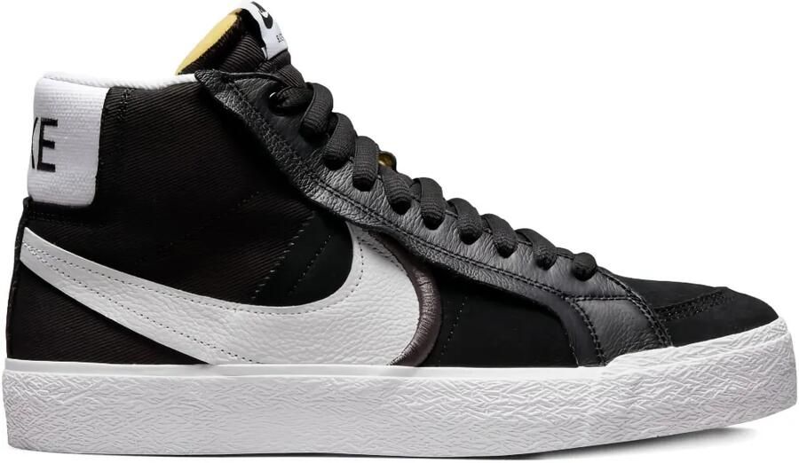 Nike SB Zoom Blazer Mid Premium Plus "Black White" sneakers Zwart