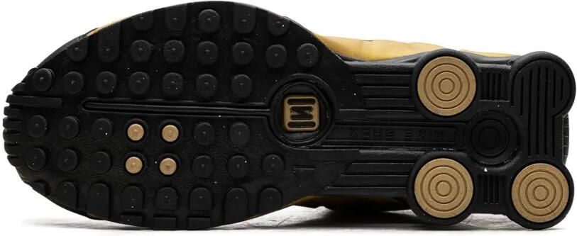 Nike Shox R4 "Black Metallic Gold" sneakers Zwart - Foto 5