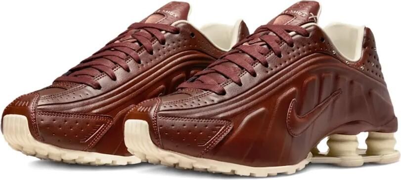 Nike Shox R4 geperforeerde sneakers Bruin - Foto 2