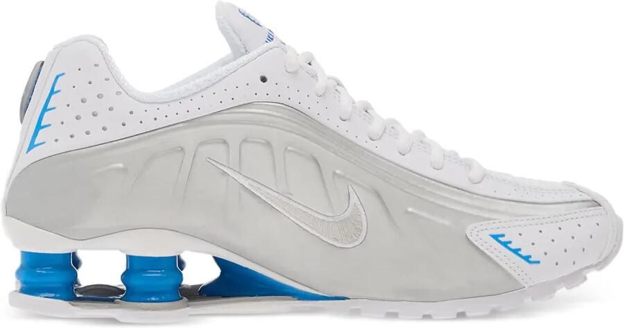 Nike Shox R4 geperforeerde sneakers Wit