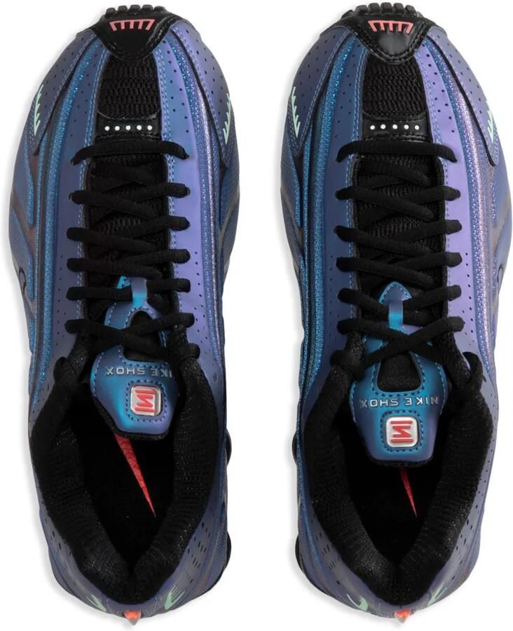 Nike Shox R4 "Iridescent Black" sneakers Blauw - Foto 2