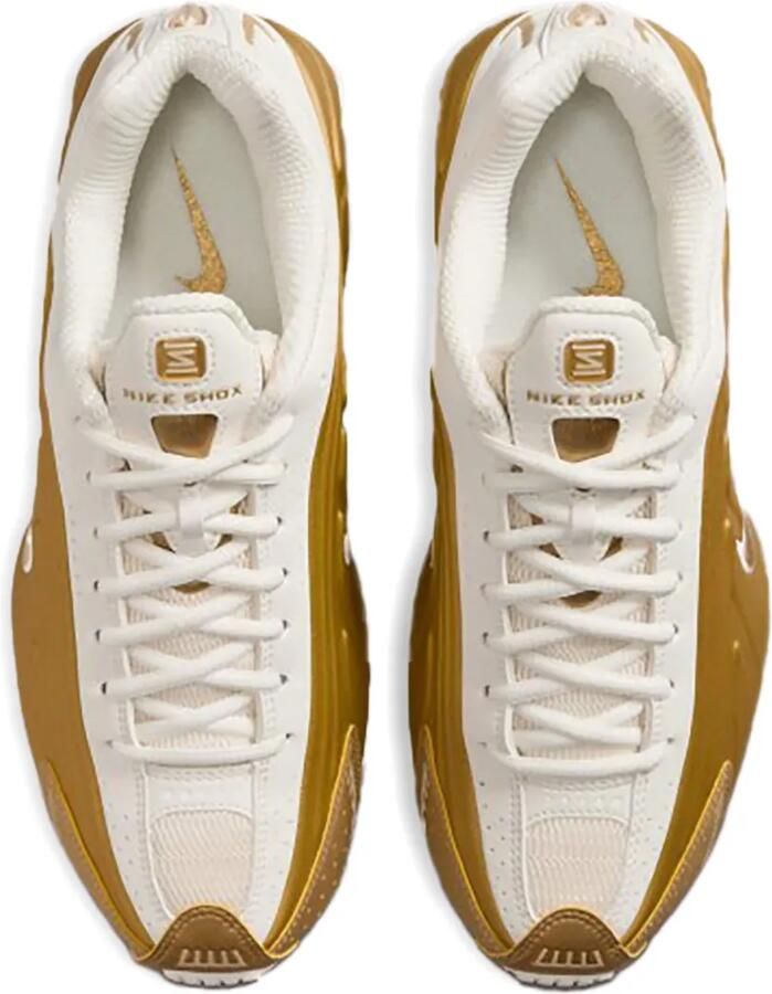 Nike Shox R4 "Metallic Gold" sneakers Wit
