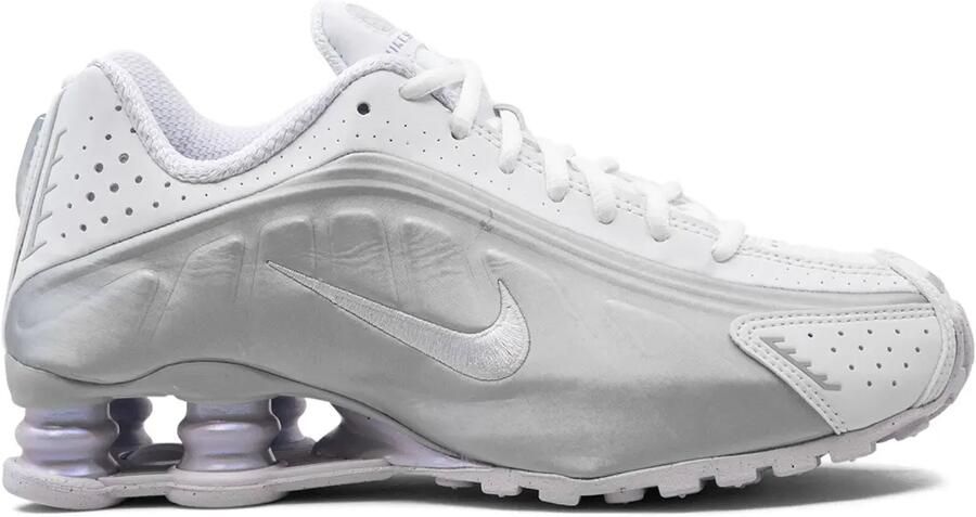 Nike Shox R4 "White Metallic Platinum" sneakers Wit