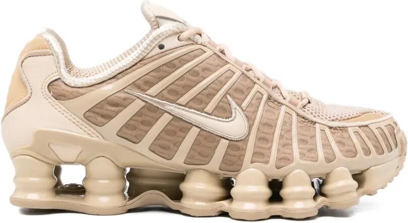 Nike Shox TL sneakers met textuur Beige