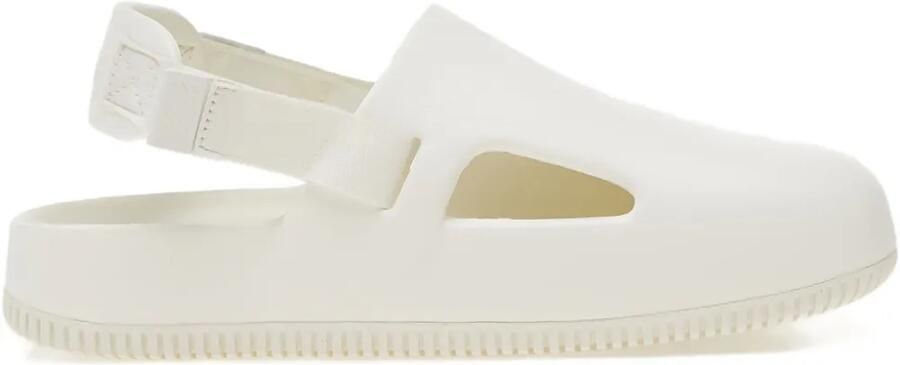 Nike Slingback muiltjes met logo-reliëf Wit