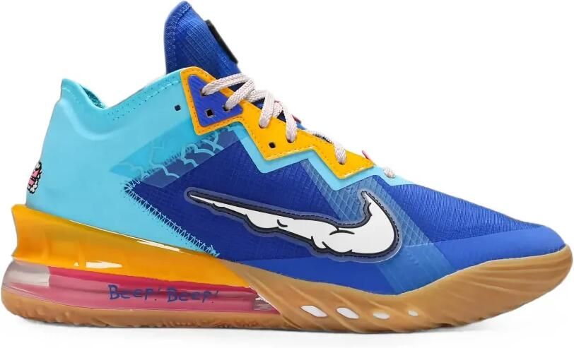 Nike Space Jam LeBron 18 low-top sneakers Blauw